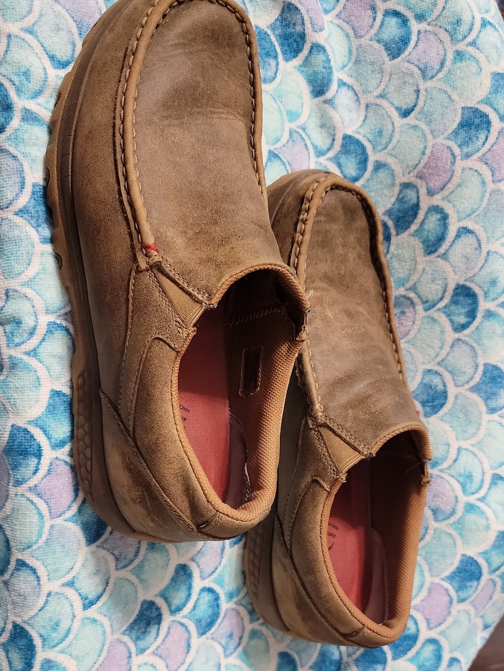 Twisted X Mens Slip on Driving Moc Shoe with Cellstretch Size 12M - Picture 12 of 13
